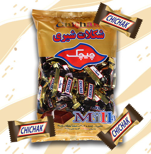 شکلات پاکتی شیری 1 کیلویی